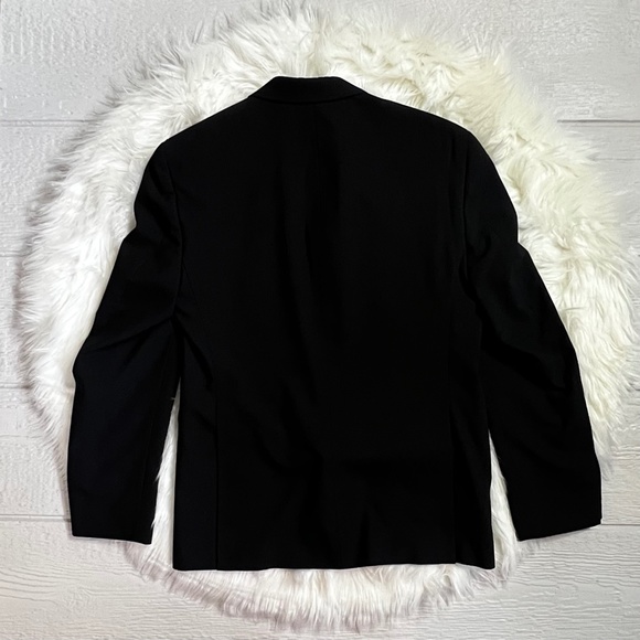 Like New! [Vince Camuto] Black Blazer + Suit Jacket | Teen Sport Coat | 36 Slim - Picture 10 of 16